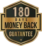 180 days money back guarantee badge